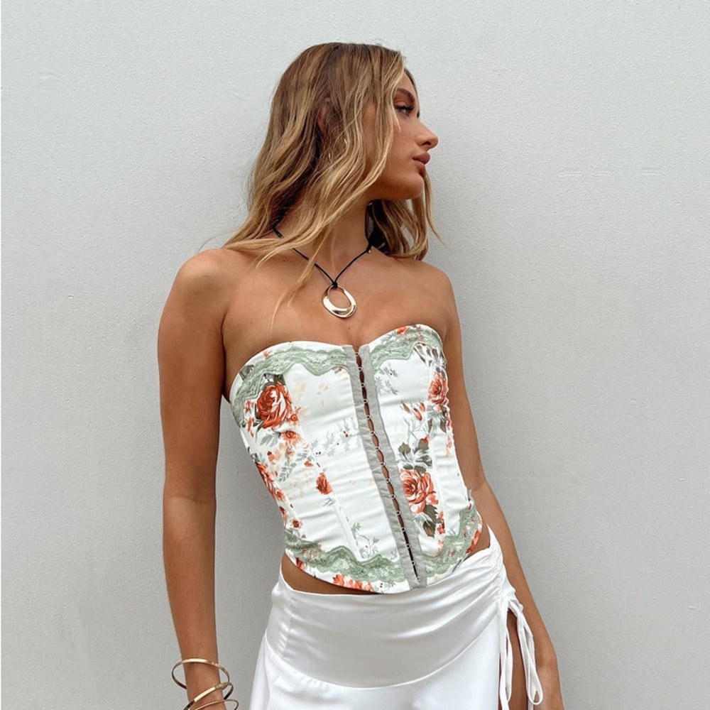 Princess Polly YAMIE BUSTIER TOP MULTI
